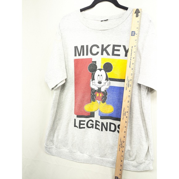 Mickey Mouse Legends Sweatshirt Colorful Disney Cartoon Graphic Top XL - Picture 4 of 10